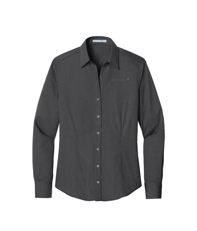 Big Idea Group Women's Crosshatch Easy Care Shirt