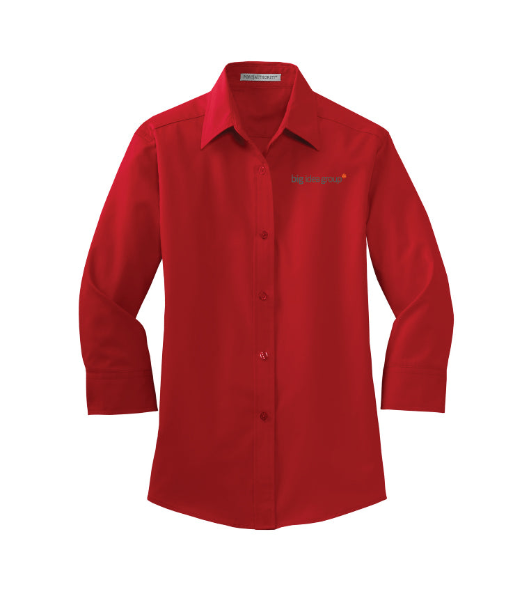 Big Idea Women's 3/4-Sleeve Easy Care Shirt