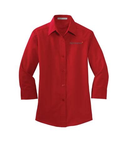 Big Idea Women's 3/4-Sleeve Easy Care Shirt