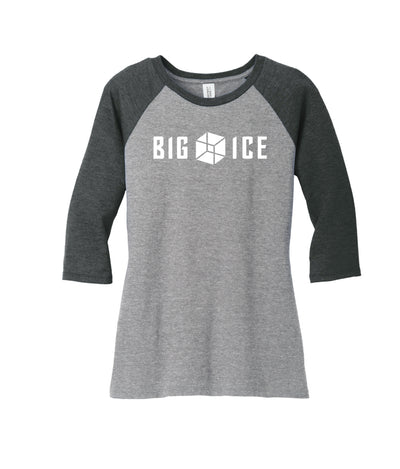 Big Ice Women’s Perfect Tri 3/4-Sleeve Raglan
