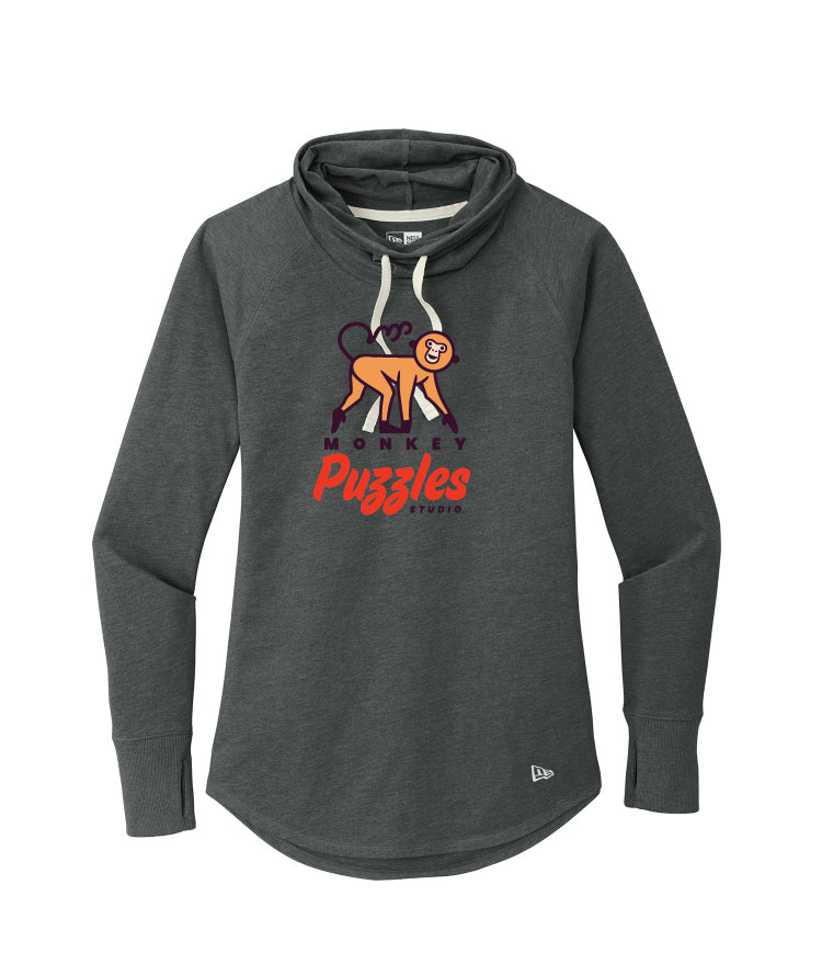 Monkey Puzzle Studio New Era Women's Sueded Cotton Blend Cowl Tee