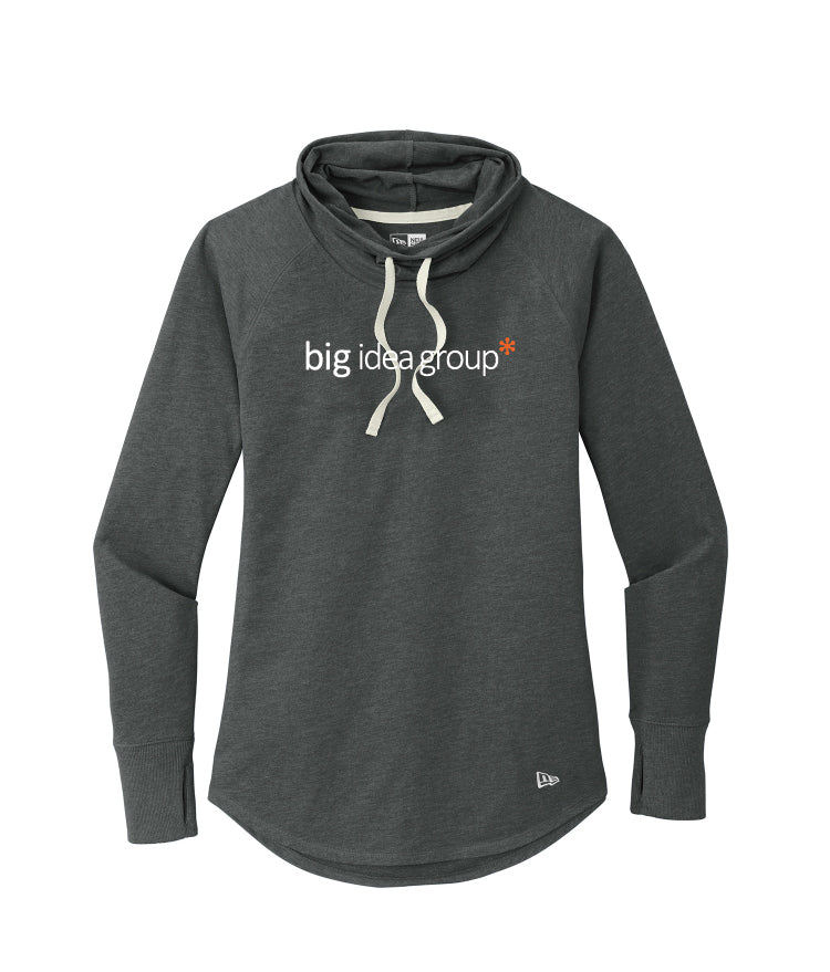 Big Idea Group New Era Women's Sueded Cotton Blend Cowl Tee