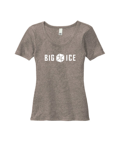 Big Ice District Women’s V.I.T. Rib Scoop Neck Tee
