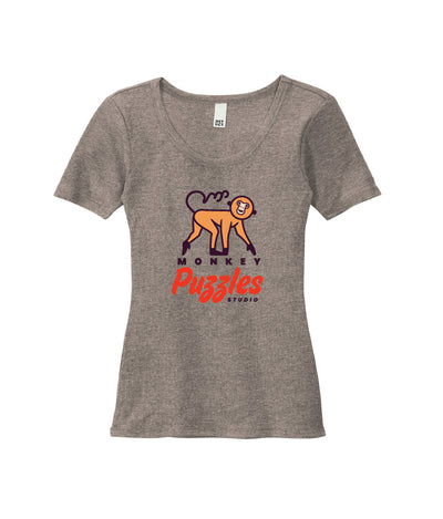 Monkey Puzzle Studio District Women’s V.I.T. Rib Scoop Neck Tee