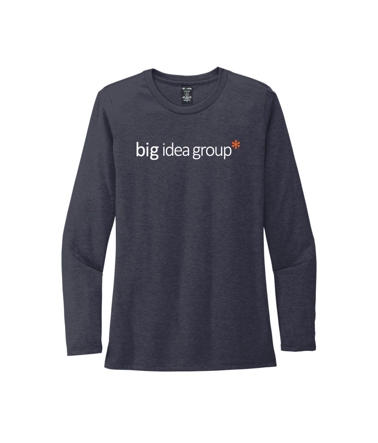 Big Idea Group Women’s Tri-Blend Long Sleeve Tee