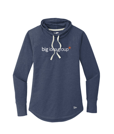 Big Idea Group New Era Women's Sueded Cotton Blend Cowl Tee