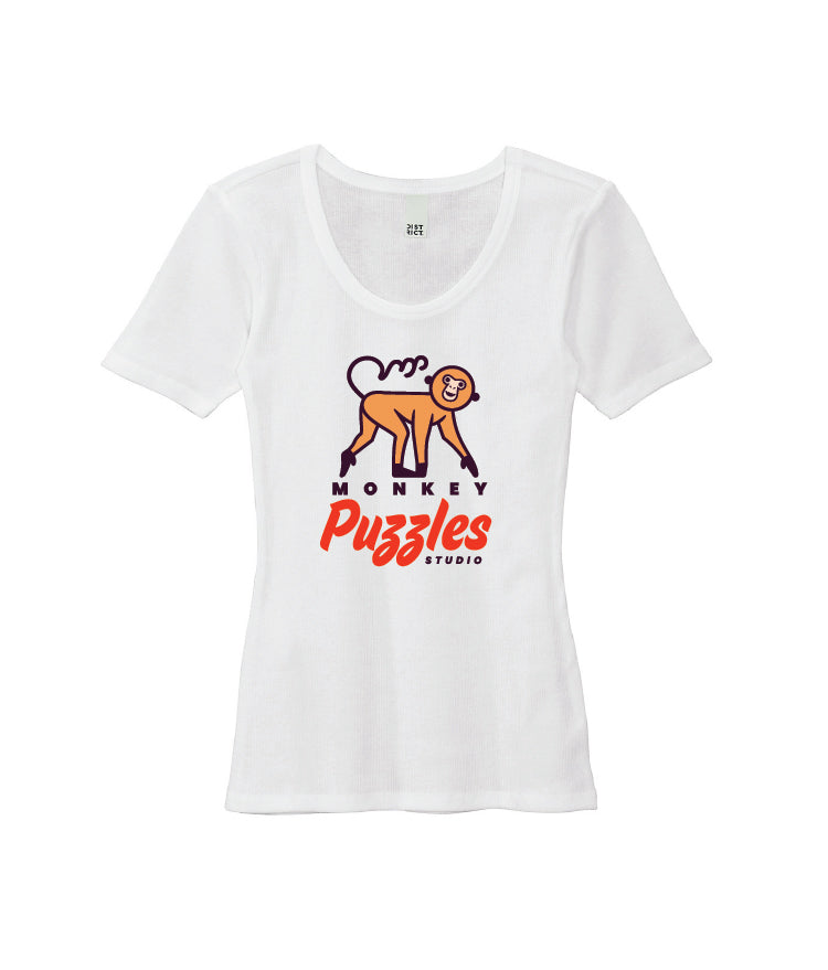 Monkey Puzzle Studio District Women’s V.I.T. Rib Scoop Neck Tee
