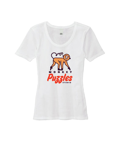 Monkey Puzzle Studio District Women’s V.I.T. Rib Scoop Neck Tee