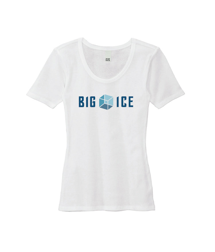 Big Ice District Women’s V.I.T. Rib Scoop Neck Tee