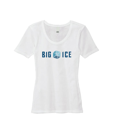 Big Ice District Women’s V.I.T. Rib Scoop Neck Tee