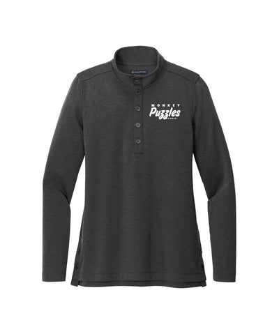 Monkey Puzzle Studio Brooks Brothers Women’s Mid-Layer Stretch 1/2-Button