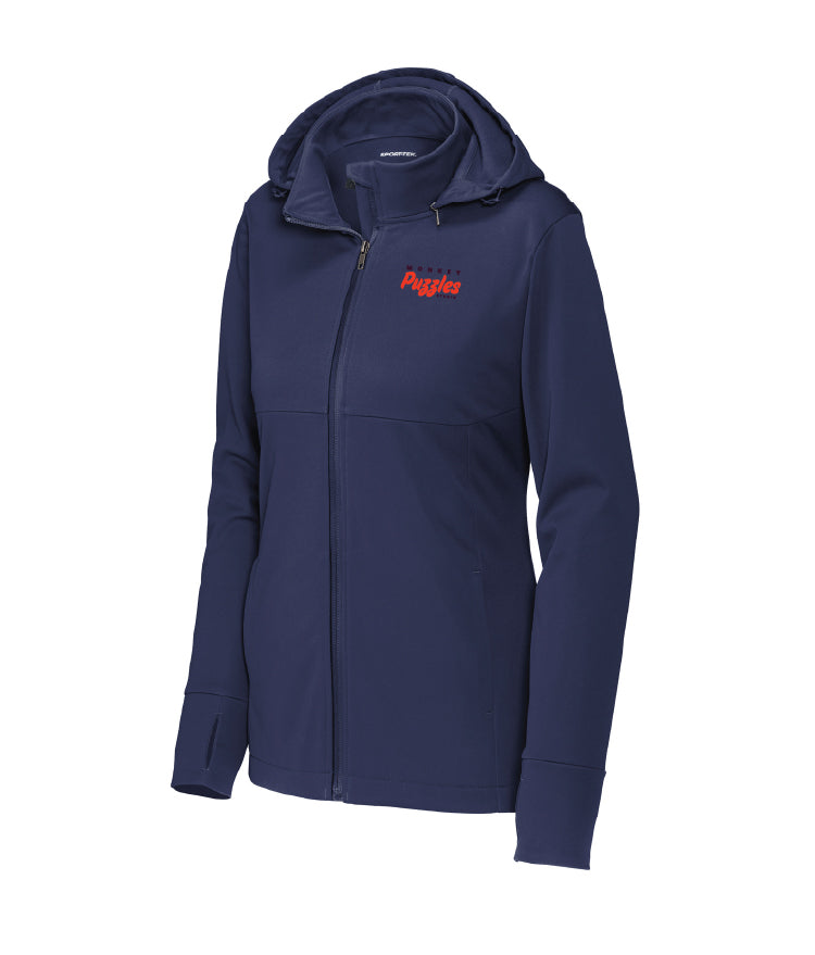 Monkey Puzzle Studio Women's Hooded Soft Shell Jacket