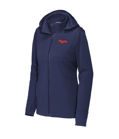 Monkey Puzzle Studio Women's Hooded Soft Shell Jacket